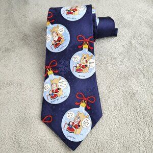 American Greetings Men Tie Christmas Presidential Santa Republican Democrat 90's